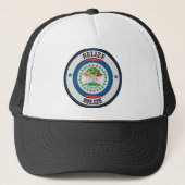 Casquette Emblème rond de Belize (Devant)