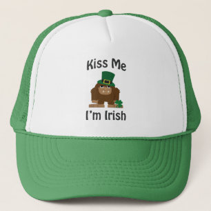 Casquette Embrasse-moi Je suis irish Bigfoot