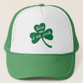 Casquette Embrasse-moi Je suis irlandais (Devant)
