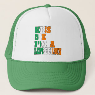 Casquette Embrasse-moi je suis un Leprechaun