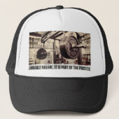 Casquette EMBRASSEZ L'ÉCHEC. Exercice de musculation Motivat (Devant)