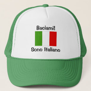 Casquette Embrassez-moi ! Je suis italien