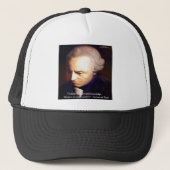Casquette Emmanuel Kant Science Vs Citation De Connaissances (Devant)