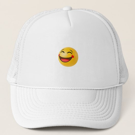 Casquette Emoji heureux (Devant)