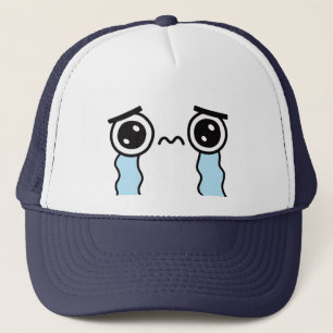 Casquette Emoji, le visage triste des pleurs