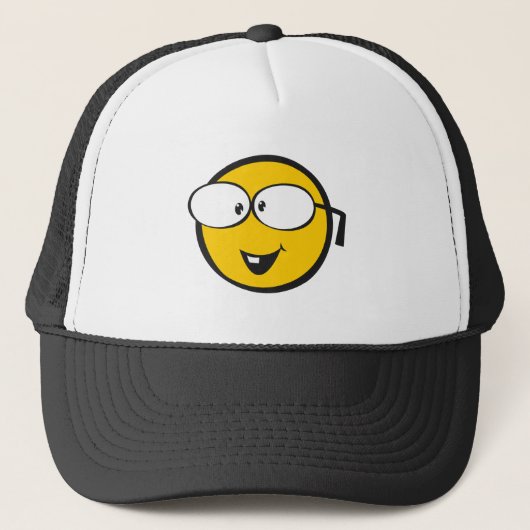 Casquette Emoji nerd (Devant)