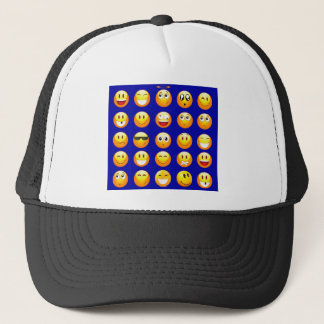 Casquette emojis bleu foncé