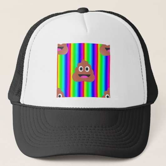Casquette émoticône arc-en-ciel (Devant)