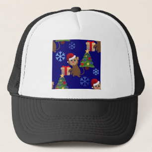Casquette Émotion de singe de père Noël