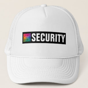 Casquette Employé de l'équipe de sécurité du texte en gras p