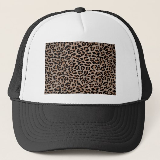 Casquette empreinte de léopard cheetah (Devant)