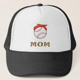 Casquette Empreinte de léopard de la maman de football forte