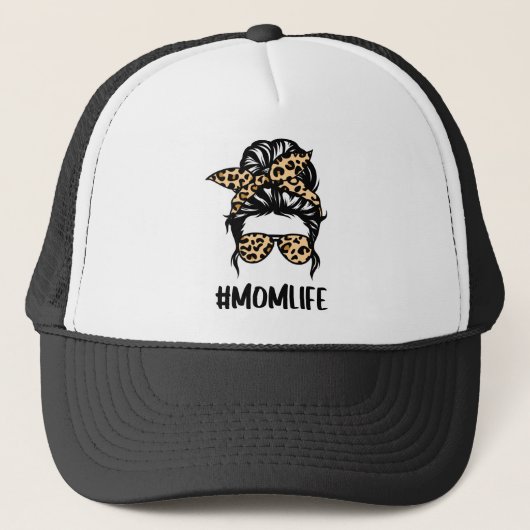 Casquette Empreinte de léopard Maman Vie (Devant)