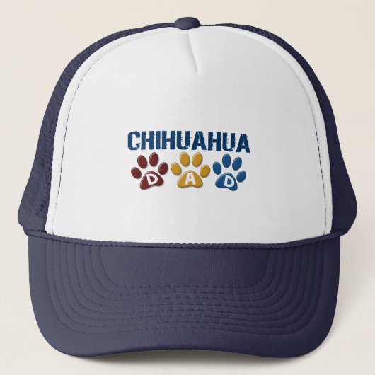 Casquette Empreinte de patte 1 de papa de CHIWAWA (Devant)