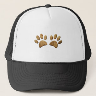 Casquette Empreinte de patte de chien en bois