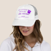 Casquette Empreinte de patte des services de pose pour anima (En situation)