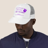Casquette Empreinte de patte des services de pose pour anima (En situation)