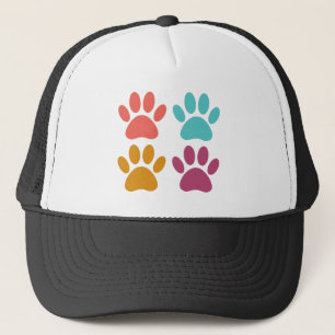 Casquette Empreintes de pattes de chiens cool