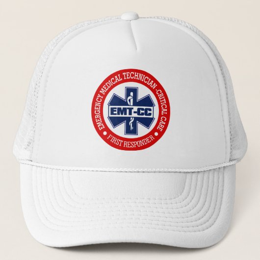 Casquette EMT-CC (soins techniques Médicales d'urgence - soi (Devant)