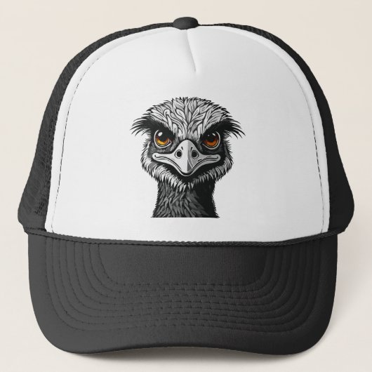 Casquette Emu bird head (Devant)