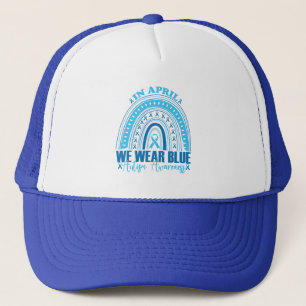 Casquette En avril nous portons le bleu, Mois de la sensibil