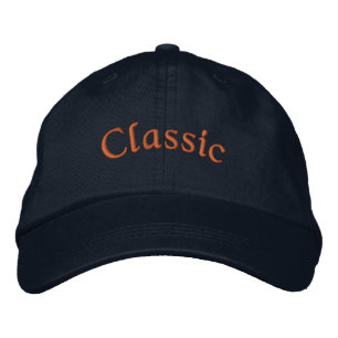 Casquette en coton brodée et imprimée classique