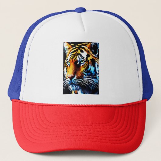 Casquette en design tigre (Devant)