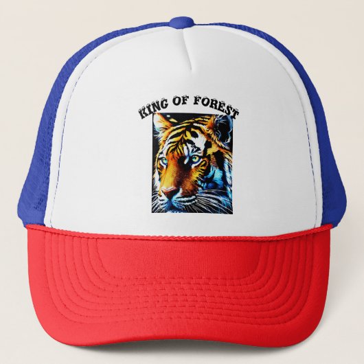 Casquette en design tigre (Devant)