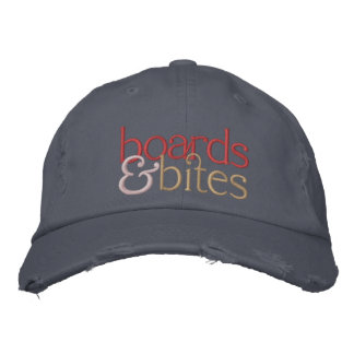 Casquette en détresse avec logo brodé