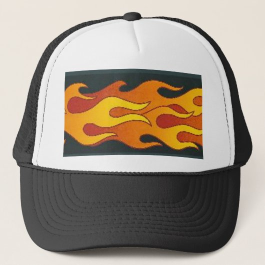 Casquette En flammes (Devant)