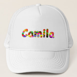 Casquette en maille blanche pour Camila