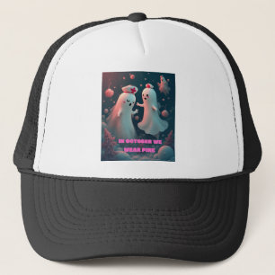 Casquette En Octobre Nous Portons Le Rose Infirmière Fantôme