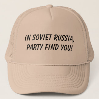 Casquette en Russie soviétique, découverte de partie vous