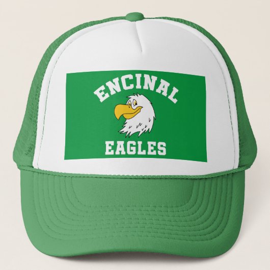 Casquette Encinal Eagles Green Trucker Hat (Devant)