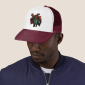 Casquette encre de chiffrement (En situation)