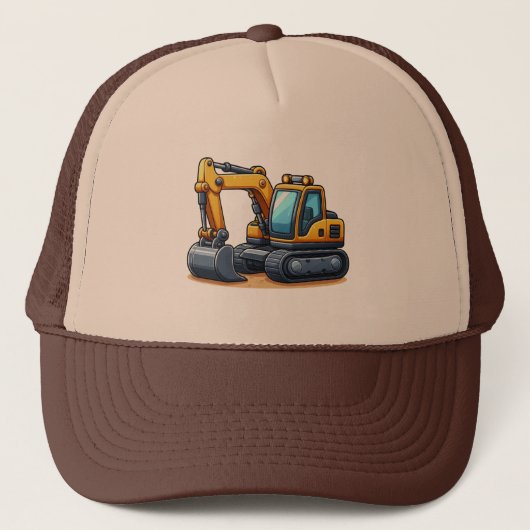Casquette Engin de construction/Pelleteuse (Devant)