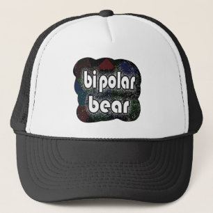 Casquette Énonciations drôles d'ours bipolaire par des