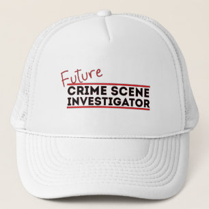 Casquette Enquêteur sur la scène du crime futur