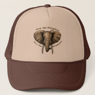 Casquette Enregistrer le graphique des éléphants