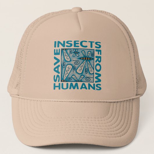 Casquette Enregistrer les insectes (Devant)