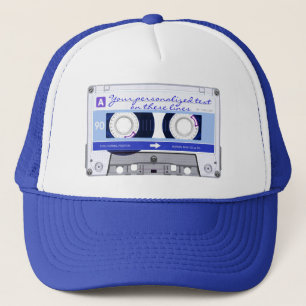 Casquette Enregistreur à cassettes - bleu -