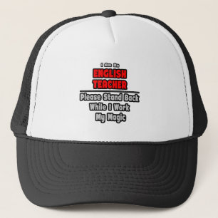 Casquette Enseignant anglais...Travailler ma magie