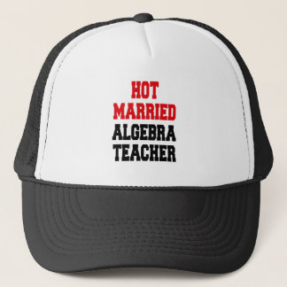 Casquette Enseignant d'algèbre marié chaud