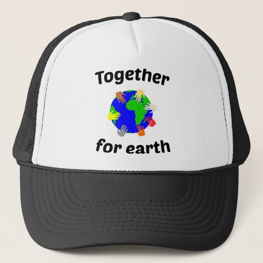 Casquette ensemble pour la terre (Devant)