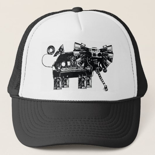 Casquette entendez les éléphants (Devant)