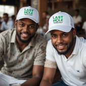 Casquette Enterrement de vie de garçon de golf Dernier trou 
