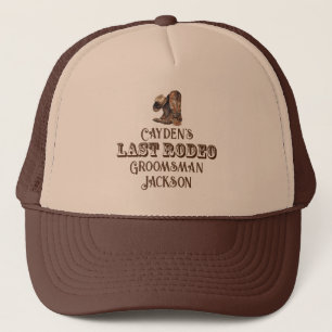 Casquette Enterrement de vie de garçon de rodéo dernier Cow-