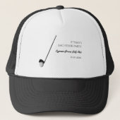 Casquette Enterrement de vie de garçon Golf - Voyage de golf (Devant)