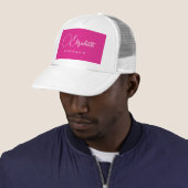 Casquette Enterrement de vie de jeune fille Nom de Demoisell (En situation)