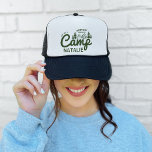 Casquette Enterrement de vie de jeune fille personnalisé Cam<br><div class="desc">Préparez-vous pour votre célébration en montagne avec notre Casquette de Trucker Personnalisée pour l'Enterrement de Vie de Jeune Fille Camp Bach - un accessoire vert forêt qui ajoute une touche de style et de charme inspiré de la nature à votre enterrement de vie de jeune fille en camping. Cette casquette...</div>